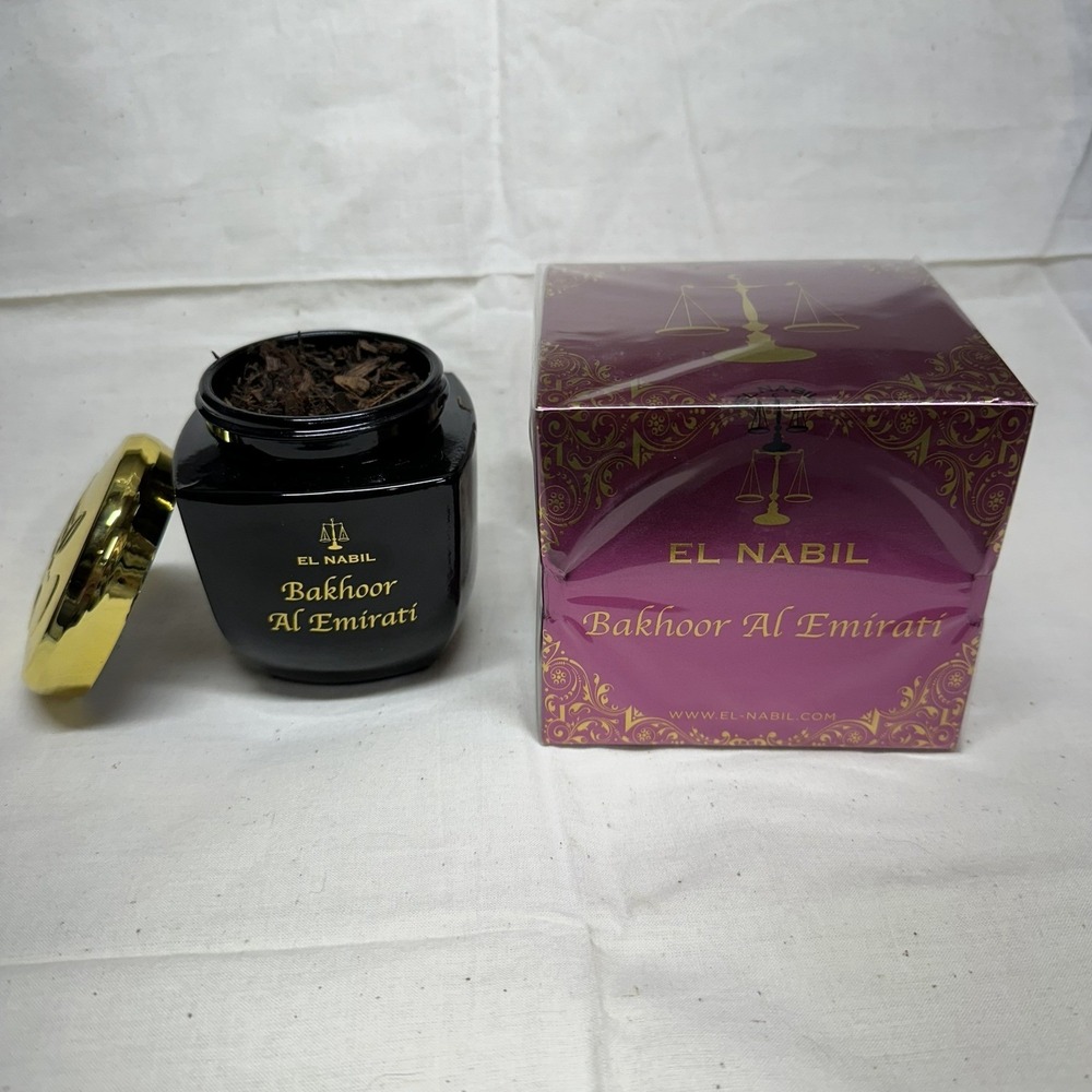 El Nabil Bakhoor Al Emirati Incense 70g Home Fragrance New in Box
